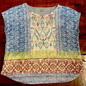 Coldwater Creek cap-sleeve top. Size XL